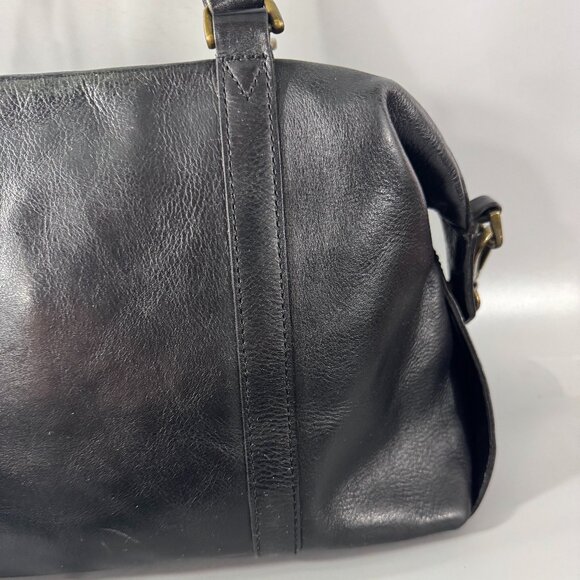 Madewell The Glasgow Satchel in Black - Picture 9 of 16